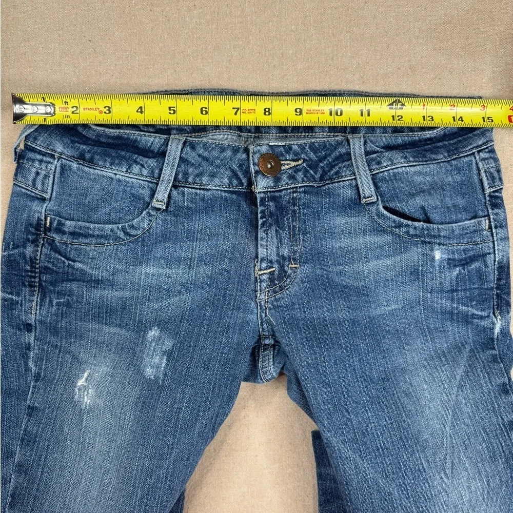 American Eagle Outfitters Jeans Womens Size 4 Blue Medium Wash Slim Straight